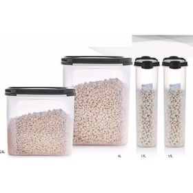 Tupperware Siyah 4'lü Oval Saklama Kabı