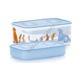 Tupperware Su Hayvanlar 2'li Sıkı Kapaklı Saklama Kabı
