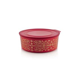 Tupperware Su Yuvarlak 1.5 lt Kırmızı Kurabiye Kutusu