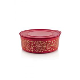 Tupperware Su Yuvarlak 1.5 lt Kırmızı Kurabiye Kutusu