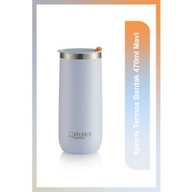 Tupperware Xploris 470 ml Mavi Termos