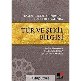 TÜR VE ŞEKİL BILGISI BAŞLANGIÇTAN GÜNÜMÜZE TÜRK EDEBİYATINDA - MEHMET AÇA;HALUK GÖKALP;İSA KOCAKAPLAN