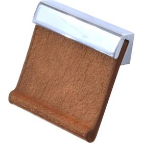 Turanlar Trn 06732-KRTB Krom-Taba 32 mm Deri Kulp
