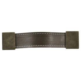 Turanlar Trn 14796-ASKHV Antik-Kahve 96 mm Deri Kulp