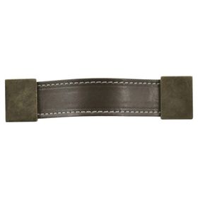 Turanlar Trn 14796-ASKHV Antik-Kahve 96 mm Deri Kulp