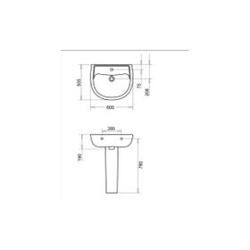 Turavit 60 cm Alize Lavabo
