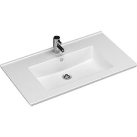 Turavit Bella 80 cm Beyaz Etejerli Lavabo