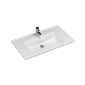 Turavit Bella 80 cm Beyaz Etejerli Lavabo