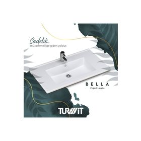Turavit Bella Etajer Uyumlu 65x45 cm Lavabo