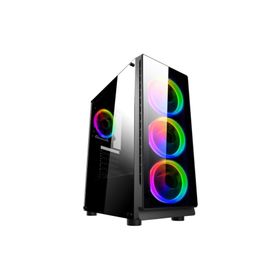 Turbox Dangerzone 192-7 Kumandalı 4X Rgb Fan USB 3.0 400 W Atx Gaming Bilgisayar Kasası