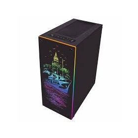 Turbox Galata 1X Fan Siyah USB 3.0 250 W 300 W Atx Ön Panel Rgb Led Ofis Kasası