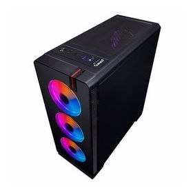 Turbox Halo 7Plus 4X RGB Ring Fan USB 3.0 600 W 80+ Plus ATX Gaming Bilgisayar Kasası