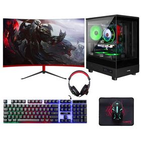Turbox TX6049 i5-10400F 16GB RAM 512GB SSD 4GB RX 550 FreeDOS 23.6 inç Monitör Oyun Bilgisayarı