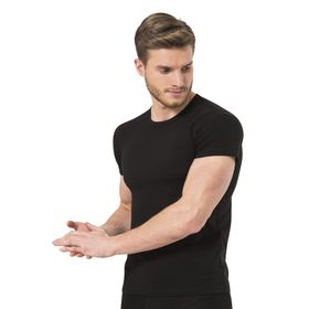 Türen 169 Siyah Likralı Erkek T-shirt
