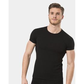 Türen 169 Siyah Likralı Erkek T-shirt