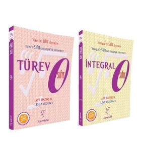 Türev ve İntegral Sıfır 2 Kitap Set Karekök Yayınları