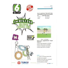 Türev Yayınları 6. Sınıf İngilizce Çek Kopart Yaprak Test