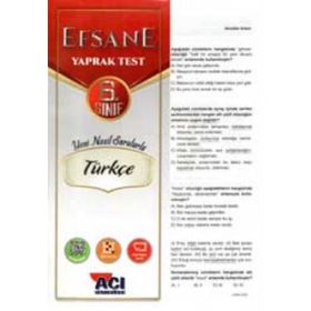 Türev Yayınları 6. Sınıf Türkçe Çek Kopart Yaprak Test