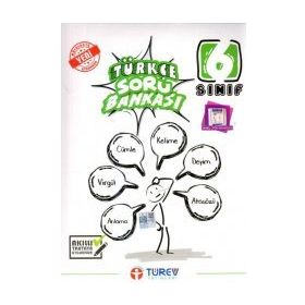 Türev Yayınları 6. Sınıf Türkçe Soru Bankası