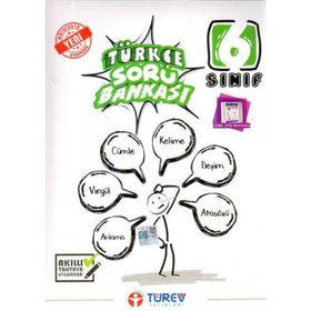 Türev Yayınları 6. Sınıf Türkçe Soru Bankası