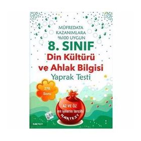 Türev Yayınları 8.Sınıf Din Kültürü Ve Ahlak Bilgisi Yaprak Test