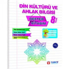Türev Yayınları 8.Sınıf Din Kültürü Ve Ahlak Bilgisi Yaprak Test