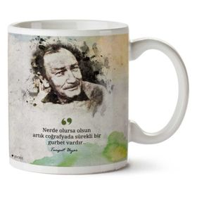 Turgut Uyar Gurbet Baskılı Kupa