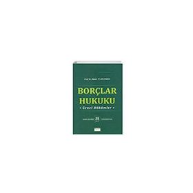 Turhan Kitabevi Borçlar Hukuku Genel Hükümler