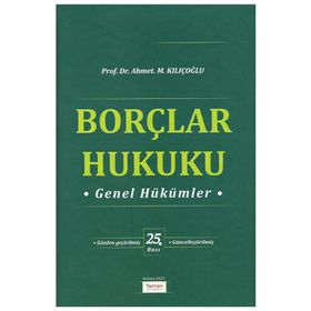 Turhan Kitabevi Borçlar Hukuku Genel Hükümler