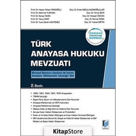 TÜRK ANAYASA HUKUKU MEVZUATI - KOMISYON