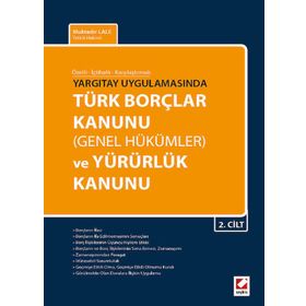 Türk Borçlar Kanunu Genel Hükümler ve Yürürlük Kanunu 2 Cilt - Muktedir Lale