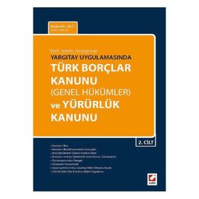 Türk Borçlar Kanunu Genel Hükümler ve Yürürlük Kanunu 2 Cilt - Muktedir Lale