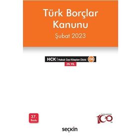 Türk Borçlar Kanunu Seçkin Yayıncılık