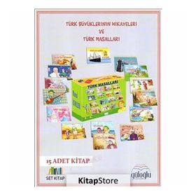 Türk Büyüklerinin Hikayeleri ve Türk Masalları Seti-15 Kitap Takım - Kolektif