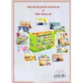 Türk Büyüklerinin Hikayeleri ve Türk Masalları Seti-15 Kitap Takım - Kolektif