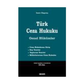 Türk Ceza Hukuku Genel Hükümler