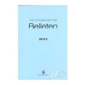 Türk Dili Araştırmaları Yıllığı - Belleten 2010 / 2 - Türk Dil Kurumu Yayınları