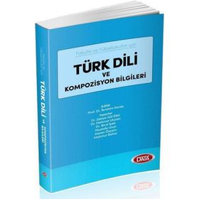 Türk Dili Ve Kompozisyon Bilgileri Data Yayınları