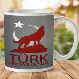 Türk Irki Sağ Olsun Baskılı Kupa Bardak
