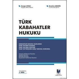 TÜRK KABAHATLER HUKUKU - CENGIZ OTACI; İBRAHİM KESKIN