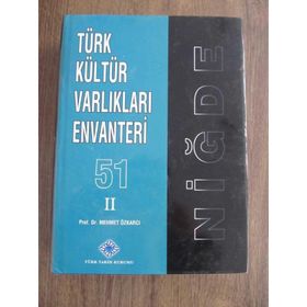Türk Kültür Varlıkları Envanteri - 51 Niğde 2 Cilt Takım - Mehmet Özkarcı