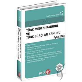 Türk Medeni Kanunu ve Türk Borçlar Kanunu Eylül 2020 Kitap