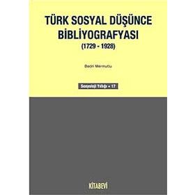 TÜRK SOSYAL DÜŞÜNCE BİBLİYOGRAFYASI - BEDRI MERMUTLU