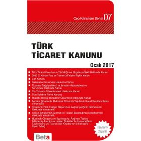 TÜRK TICARET KANUNU - CELAL ÜLGEN (ISBN:9786053775126)