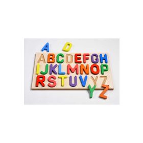 Türk Toys Ahşap Alfabe Eğitici Harfler Bultak Puzzle Çocuk Oyuncağı