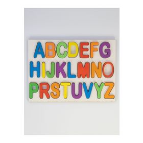 Türk Toys Ahşap Alfabe Eğitici Harfler Bultak Puzzle Çocuk Oyuncağı