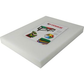 Türkay Polietilen Beyaz 30x50x4 cm Kesim Levhası Kesme Tahtası
