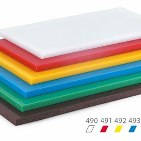 Türkay Polietilen Beyaz 30x50x4 cm Kesim Levhası Kesme Tahtası