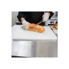 Türkay Polietilen Beyaz 30x50x4 cm Kesim Levhası Kesme Tahtası
