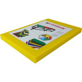 Türkay Polietilen Sarı 40X60X2 cm Kesim Levhası Kesme Tahtası
